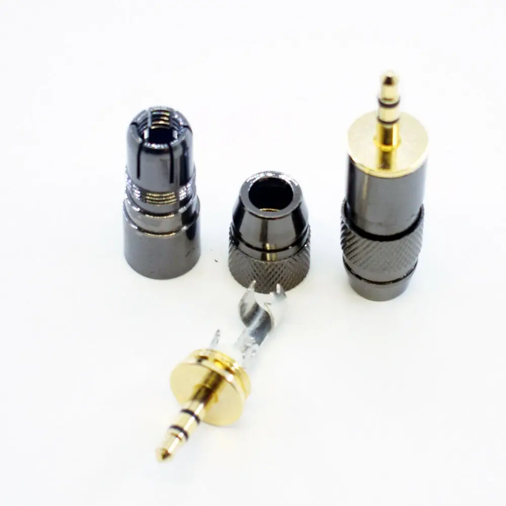 1 шт. позолоченный стерео-разъем 3 5 мм 1/8 дюйма