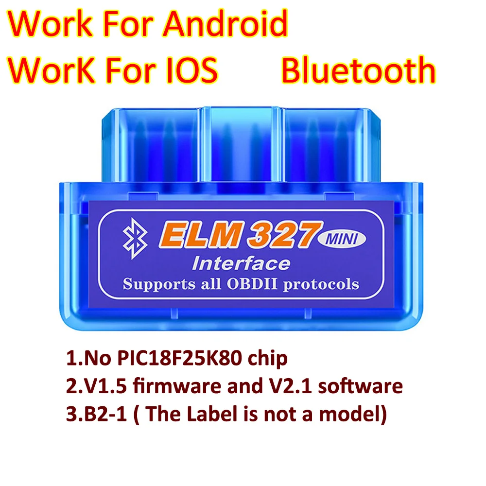 Bluetooth ELM 327 V1.5 для ios Android OBD2 ELM327 Mini сканер считыватель кодов | Автомобили и