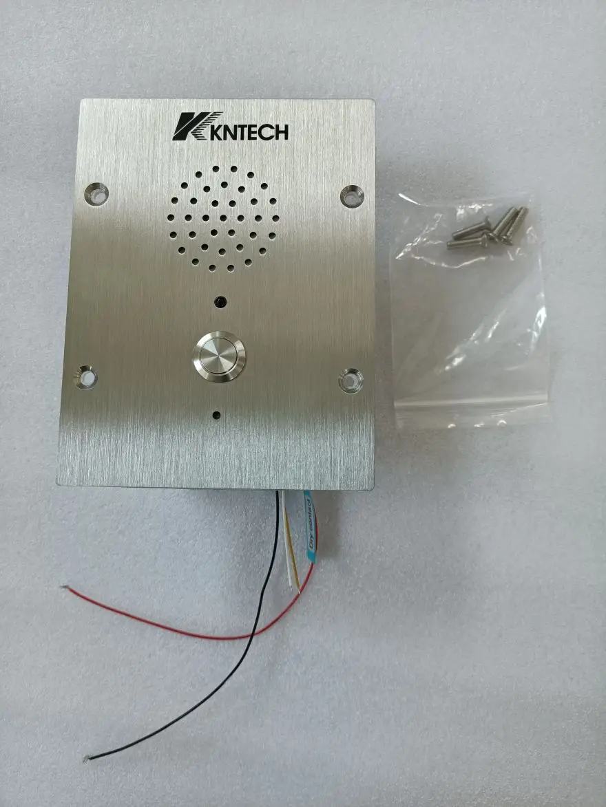 knzd 11 analog kntech sus304 waterproof intercoms sos emergency telephone hotline 1 button elevator phone handsfree outdoor free global shipping