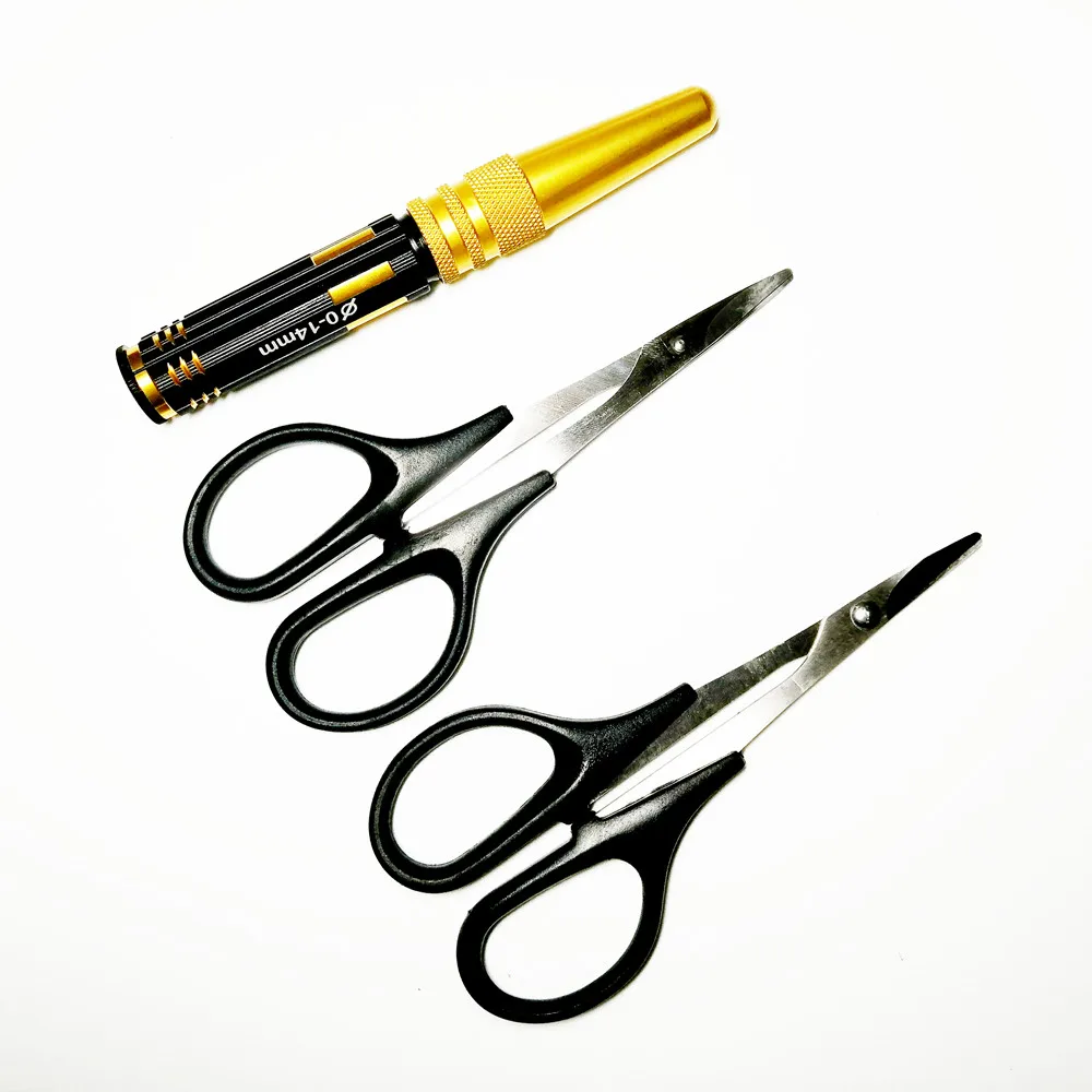 Устройство для вскрытия отверстий развертка перфоратор 0-14 мм и ножницы корпуса