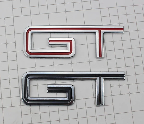 

3D Metal GT Auto Emblem Badges Decal Sticker Car Accessories