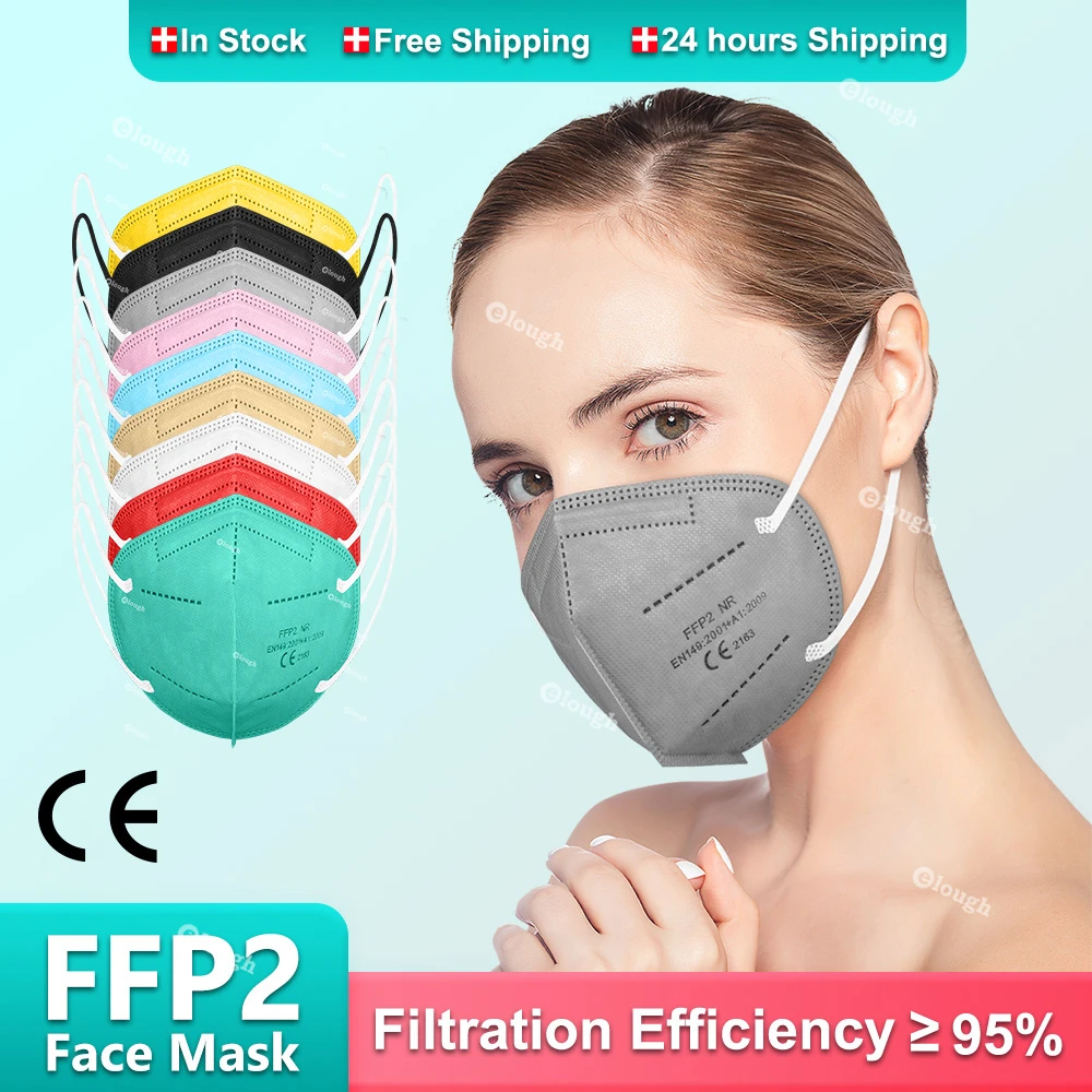 Респираторная маска 5 слоев ffp2mask многоразовая одобренная fpp2 | Красота и здоровье