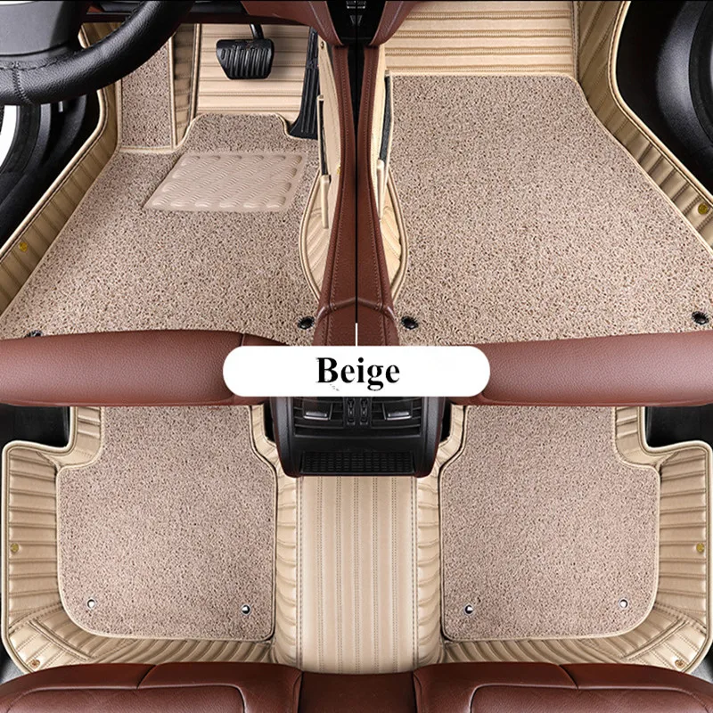 

Good quality! Custom special car floor mats for Mercedes Benz G Class W463 2018-2000 durable waterproof double layers carpets