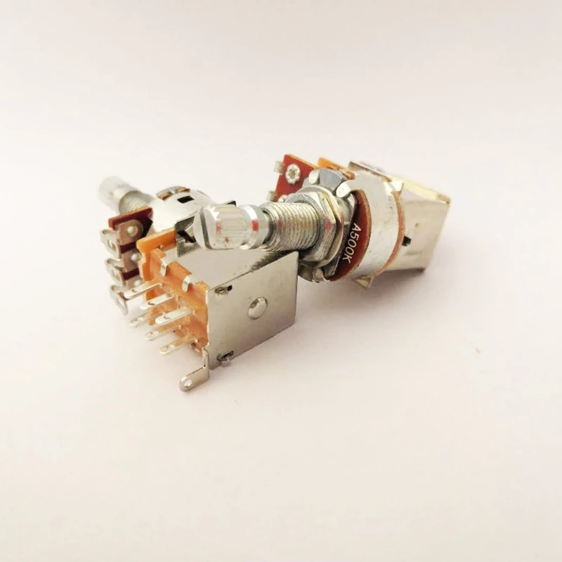 

A500K Potentiometer Push Pull Switch Splined Pot Electric Guitar Tone Volume Parts Guitar Parts & Accessories
