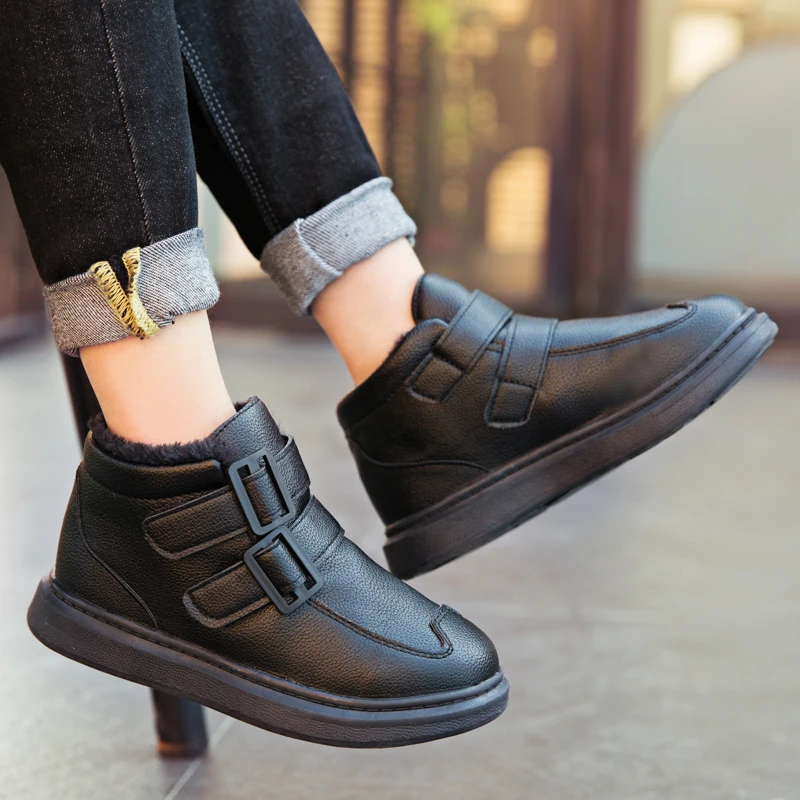 Зимняя детская обувь детские зимние ботинки Детские ботильоны теплая спортивная