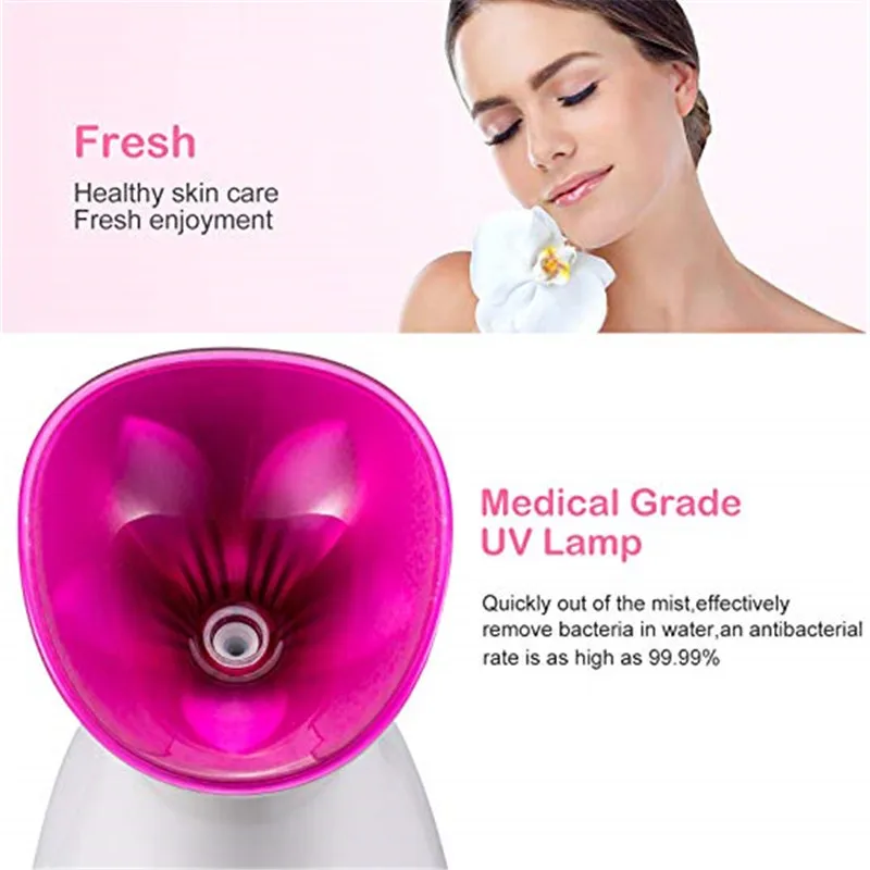 

Nano Ionic Facial Sprayer Steamer Mist Vaporizer Spa Skin Care Machine Electric Humidifier Moisturize Cosmetology Face Cleaning