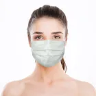 100 шт., светоотражающая маска для взрослых, 4 слоя