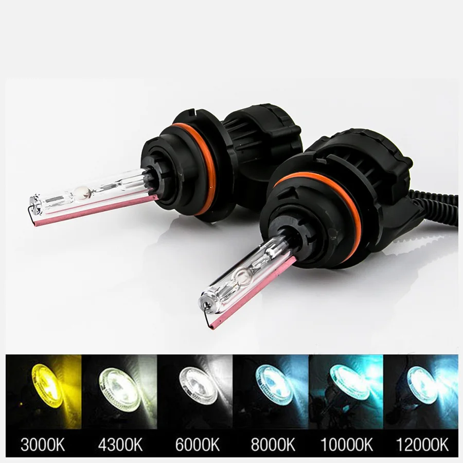 35 Вт 55 HID Биксеноновая лампа высокой яркости ближнего/дальнего света 4300K 5000K 6000K 8000K