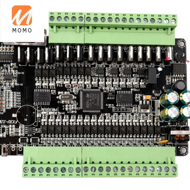 

FX3U LE3U 32MT 6AD2DA 16 вход 16 транзистор выход 6 аналоговый вход 2 аналоговый выход plc контроллер RS485 RTC (часы в режиме реального времени)