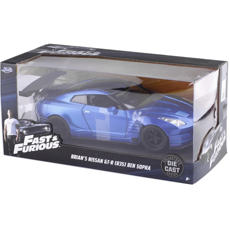 1:24 весы Форсаж литья под давлением бен Sopra GT R35 Модель автомобиля игрушки