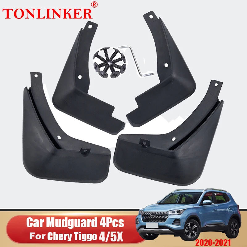

Car Mudguard For Chery Tiggo 4/5X 2017 2019 2020 2021 Front Rear Mud Flaps Mudguards Splash Guards Fender Mudflaps 4Pcs Set