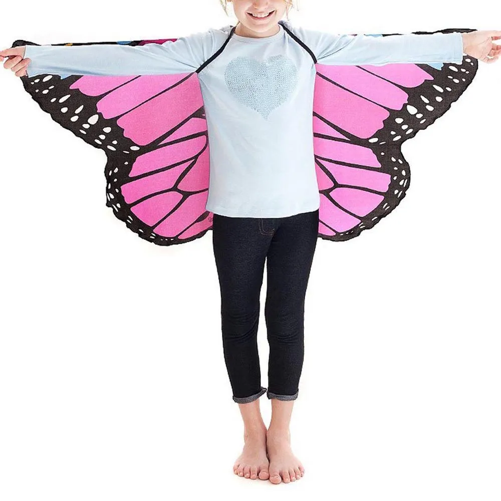 Детская одежда для мальчиков и девочек богемная шаль с принтом бабочки костюм из