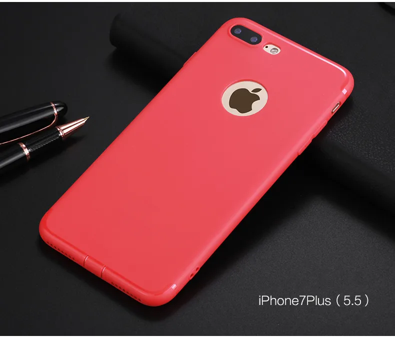Силиконовый чехол для iPhone XS Max 6 6S 7 8 Plus X XR Ультратонкий силиконовый 5 5S SE |