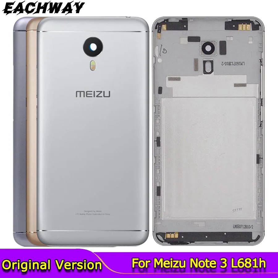Корпус для MEIZU Note 3 L681h задняя крышка аккумулятора чехол батареи Meilan L681 M681 замены M3