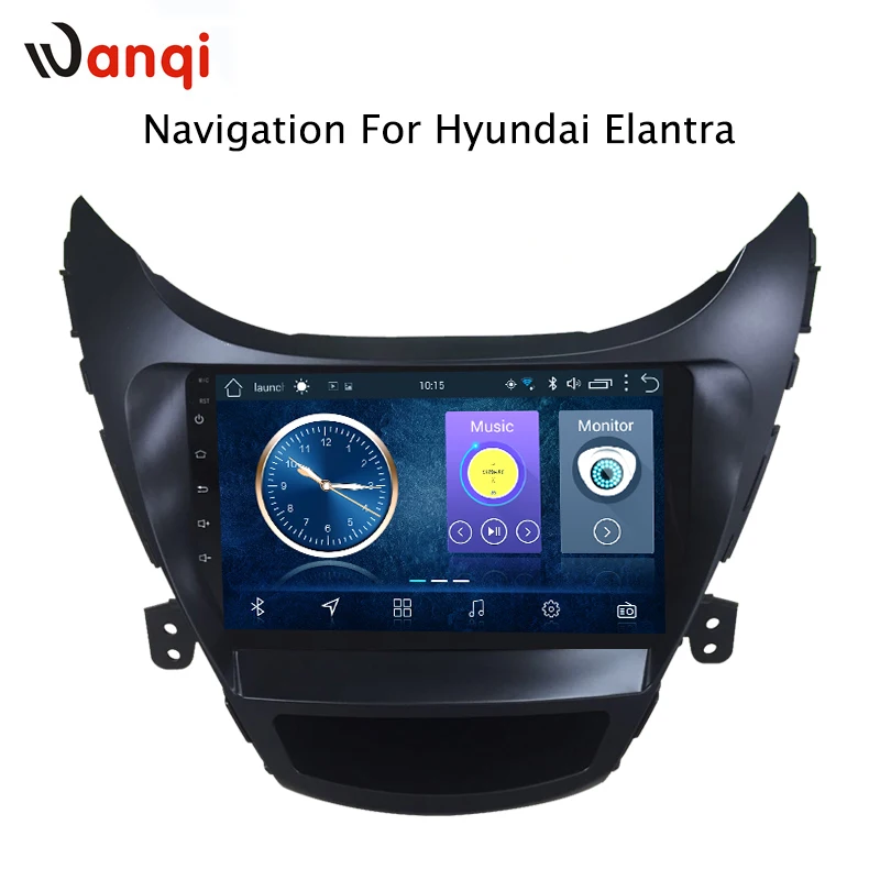 9 дюймов 2G + 32G Автомобильный dvd плеер Android автомобиль gps навигация для Hyundai Elantra 2011