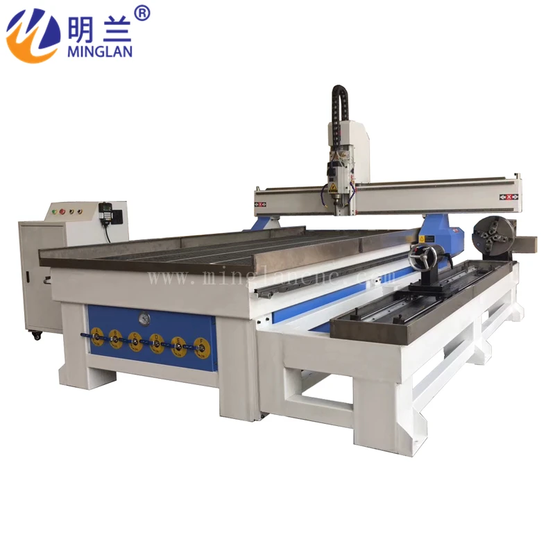 MINGLAN CNC 1325 4 осевой ЧПУ маршрутизатор гравировальный станок|Фрезы по дереву| |