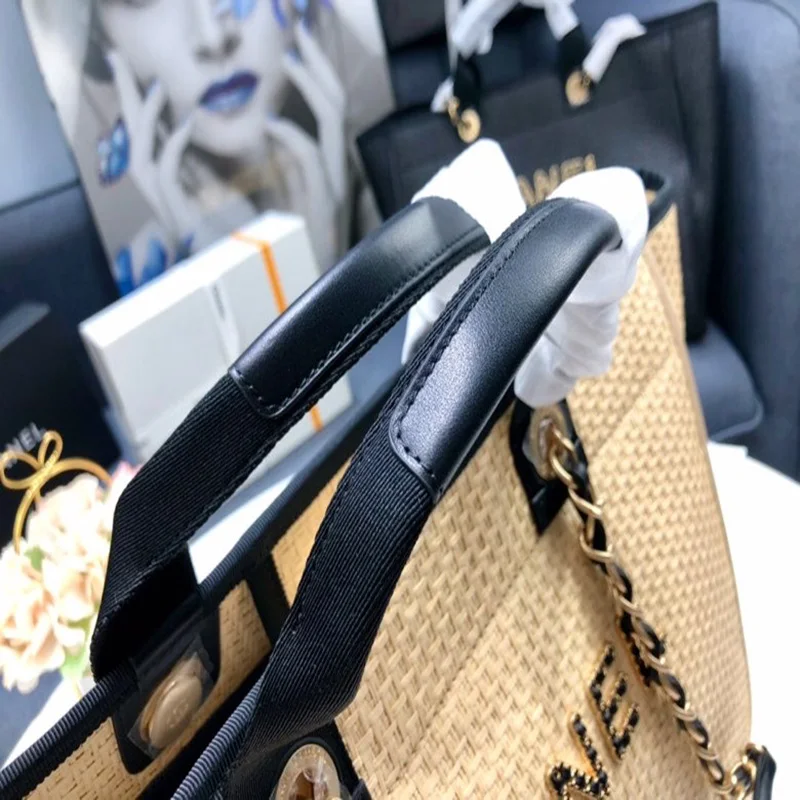 

Luxury Brand New Straw Woven Beach Bag Women's Handbag Shoulder Bag Large-Capacity Tote Bag 2021