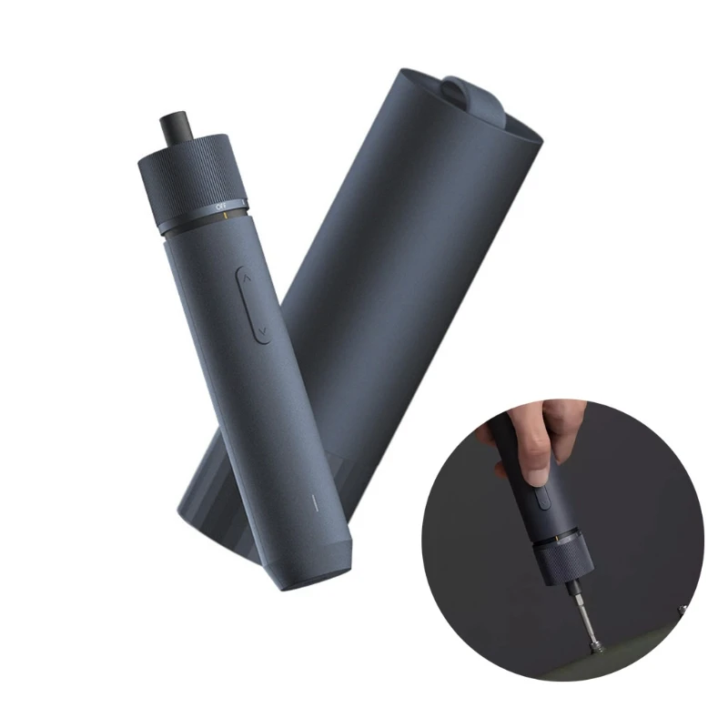 

HOTO Straight Handle Electric Screwdriver with Double Non-slip Grip Type-C Fast Charge Long Endurance Screwdriver
