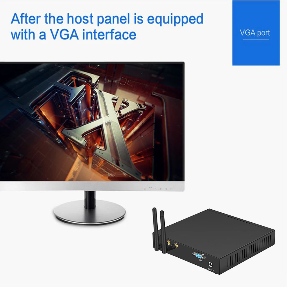 Безвентиляторный мини ПК Intel Celeron J1900 N2930 Windows 10 7 Linux настольный компьютер