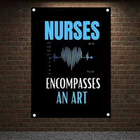 nurses encompasses an art motivational workout posters tapestry wall chart exercise bodybuilding banners flags gym decoration