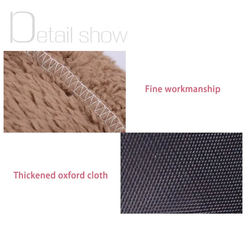 Кровать для домашних животных кошек и собак круглая осенне-зимняя теплая