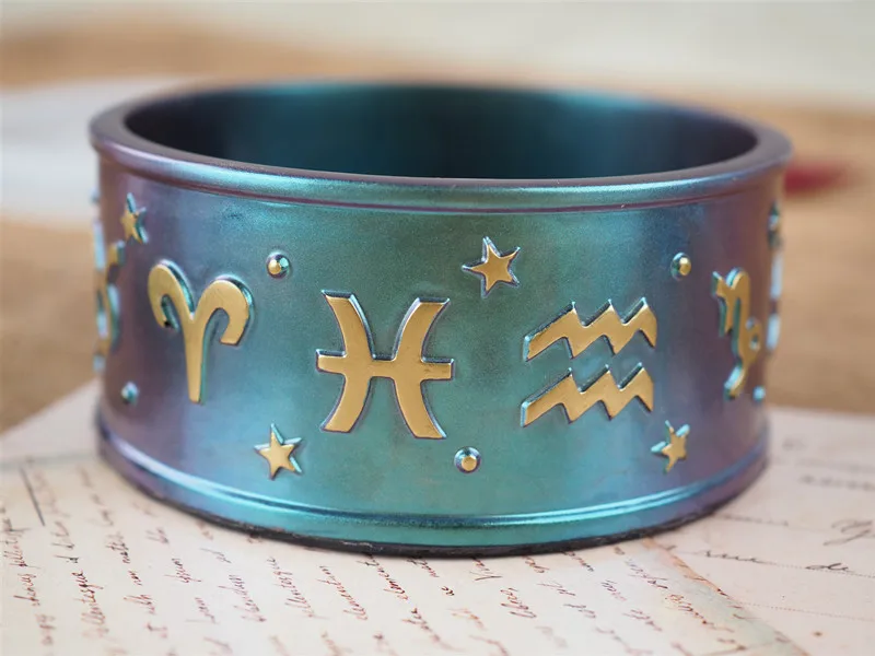 DIY Crystal Epoxy Resin Mold 12 Constellation Starry Sky Five-Pointed Star Storage Box Mirror Silicone For |