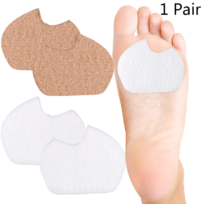 

2 Pcs High Heels Forefoot Pad Callus Pads Foot Corn Protector Anti-Friction Sticker Feet Care Patch Liner Crash Adhesive