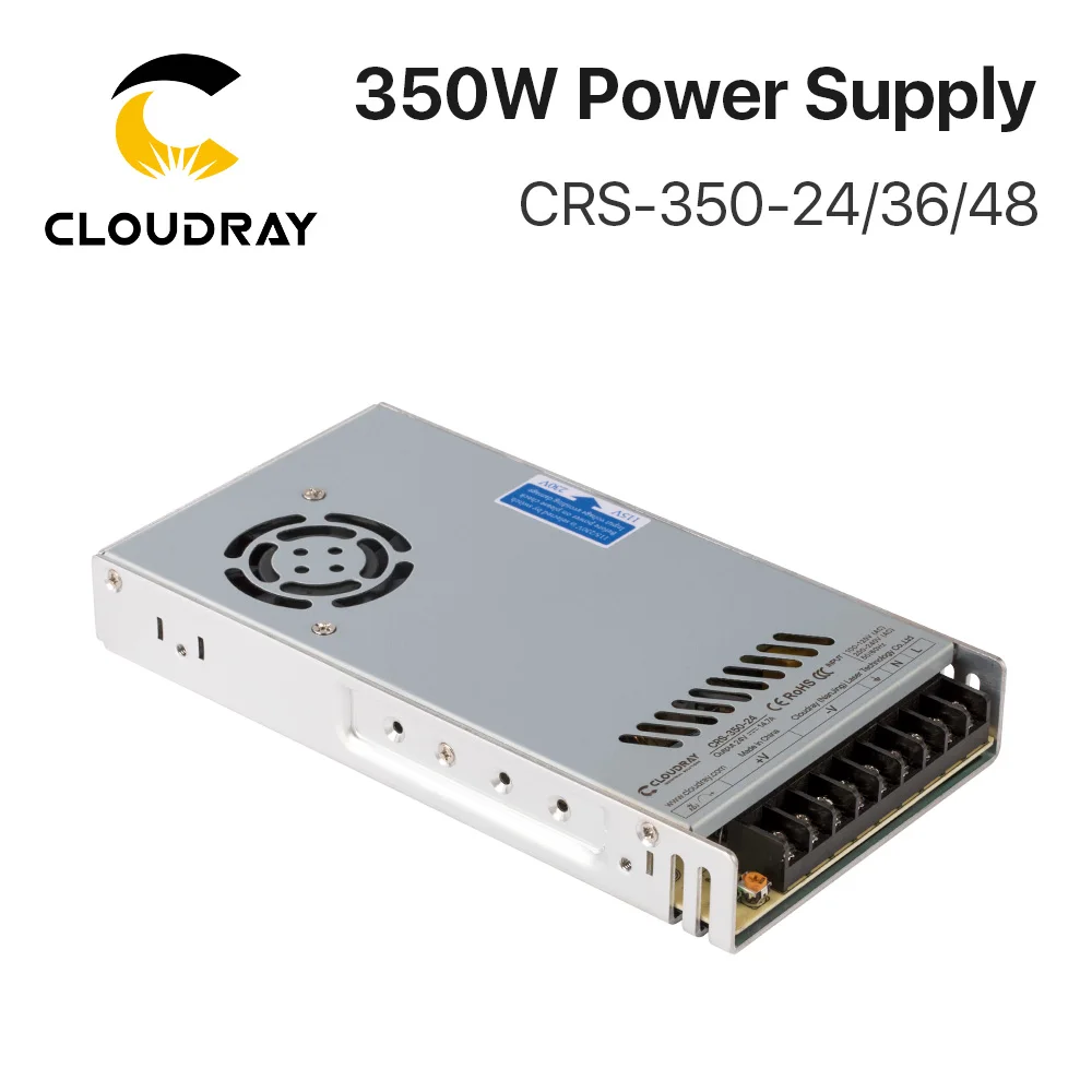 Fonte de Alimentação Fonte de Alimentação de Comutação Cloudray 7.2a 9.7a 14.6a de Comutação Transformador Crs-350 24v 36v 350w