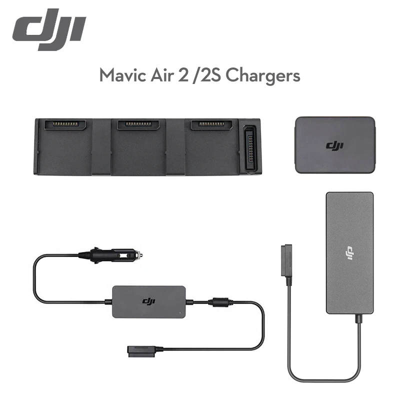 Интеллектуальная Полетная батарея DJI Mavic Air 2/AIR 2S автомобильная зарядка