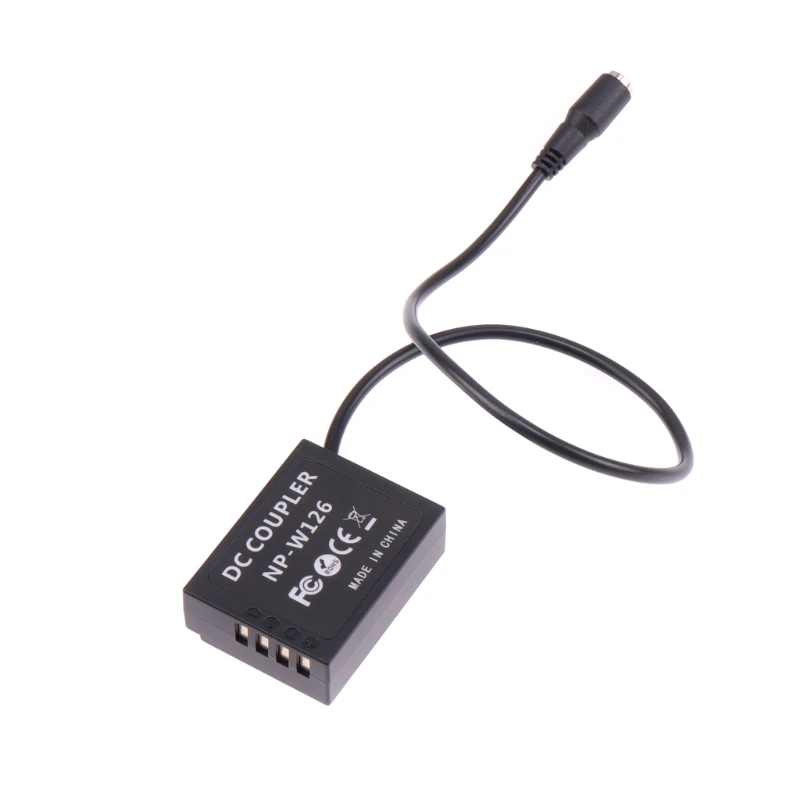 DXAB Portable Type-C to NP W126 Dummy Battery Power Adapter Compatible with X-A2 A3 X-E2s X-Pro2 T20 T10 X-T30 X-T1 Rebel | Электроника