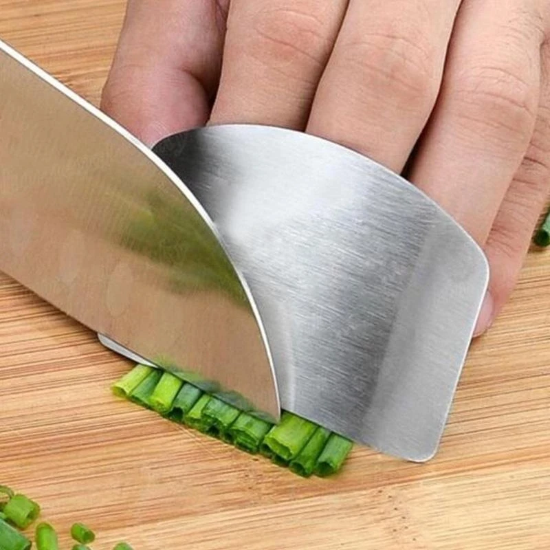 

1PCS Stainless Steel Finger Guard Protect Finger Hand Cut Hand Protector Knife Cut Finger Protection Tool Kitchen Tool Drop ship
