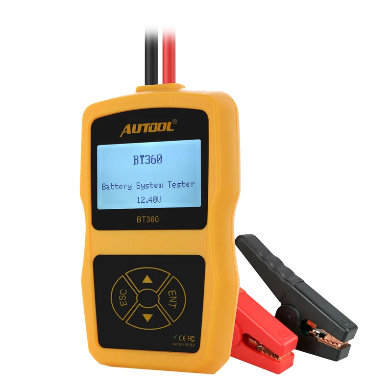 AUTOOL BT 360 12 В автоматический тестер батареи BT360 2000CCA 220AH батарея анализатор