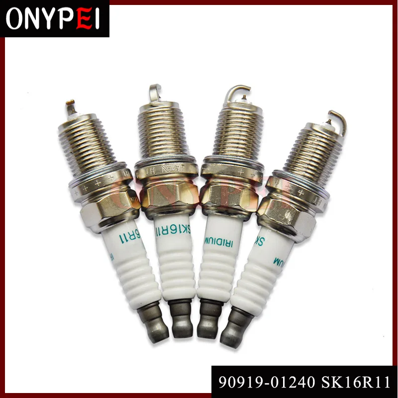 4 шт./лот автомобильная свеча SK16R11 90919 01240 Иридиевые свечи зажигания для Toyota 9091901240