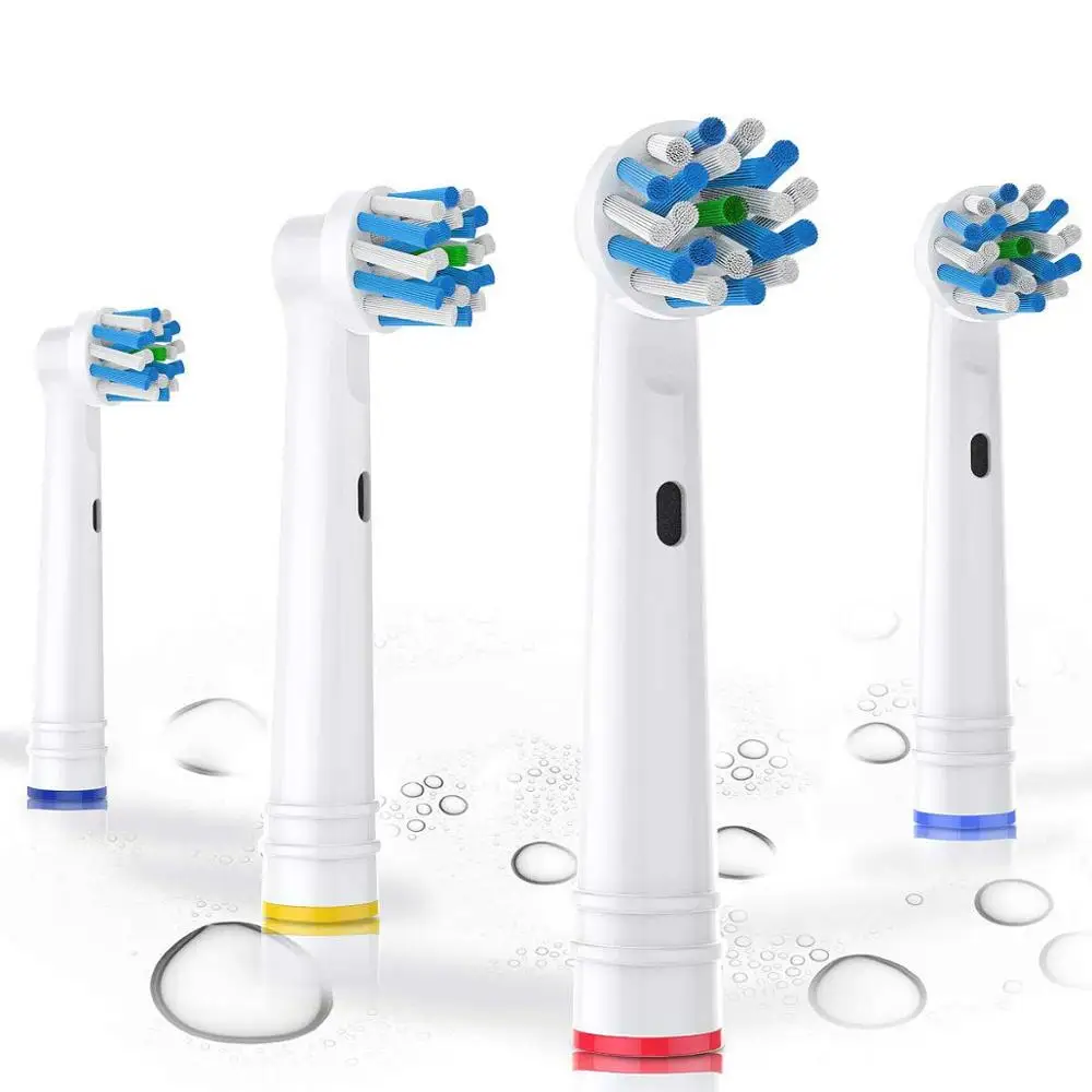 

4pcs Cross action Toothbrush Heads for Oral-B Electric Toothbrushes 500/600/1000/2000/2500/3000/7000/8000/9600/8000