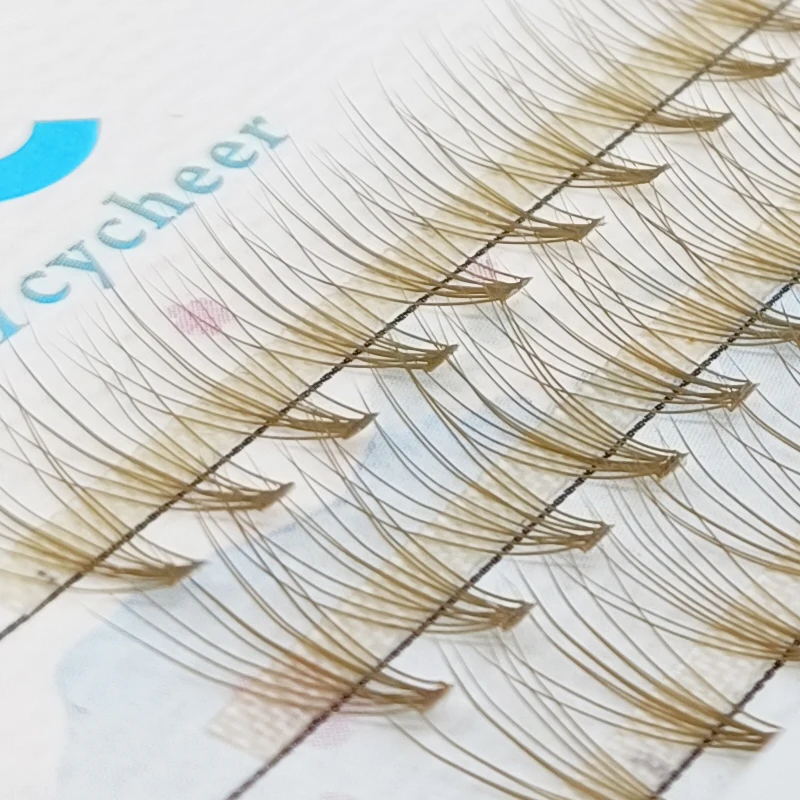 

ICYCHEER коричневые Индивидуальные ресницы для наращивания, ресницы для наращивания 8-13 мм, Полупостоянный объемный кластер для ресниц