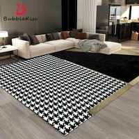 bubble kiss light luxury black geometry carpets for living room customized comfort floor mat modern sofa bedroom home decor rug