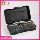 Многофункциональный ключ-Трещотка XiaoMi Youpin DUKA RS1 24 в 1, отвертка S2, магнитные биты, набор инструментов для домашнего ремонта