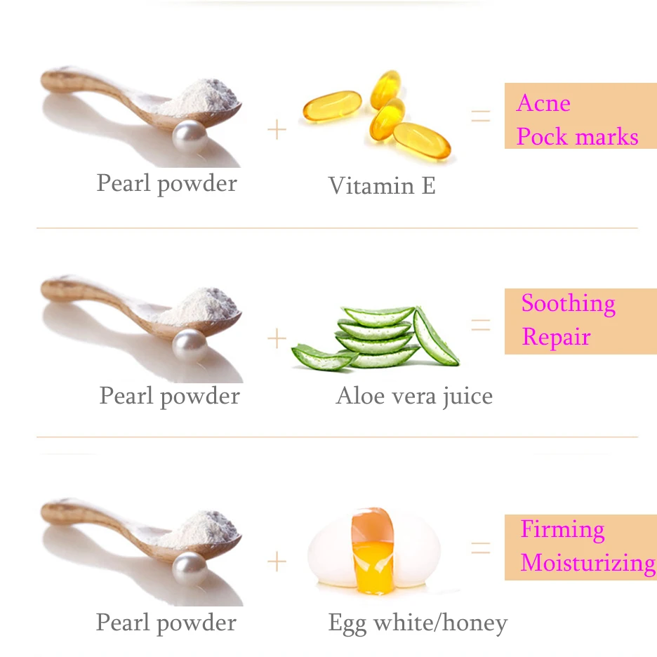 50 г жемчужная Порошковая маска для лица ремонта Fade пятна уход за лицом Крем