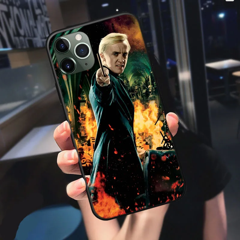 

Draco Malfoy Silicone Cover For iphone 12 Pro Max 11 SE 2020 XR X XS Max 6 6s 7 8 Plus 11Pro Max Cartoon Snake Phone Case Shell