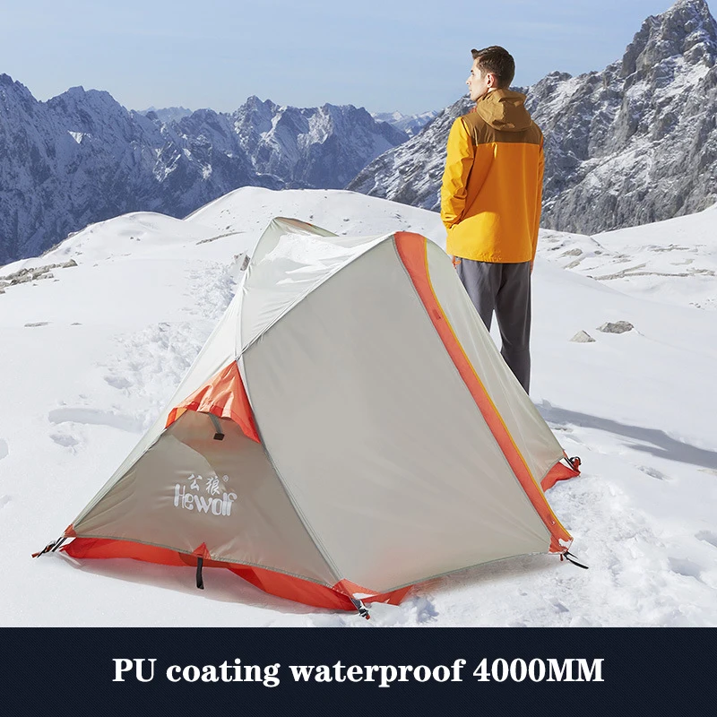 Hewolf уличные палатки для кемпинга один сверхлегкий Велоспорт двухслойные тенты