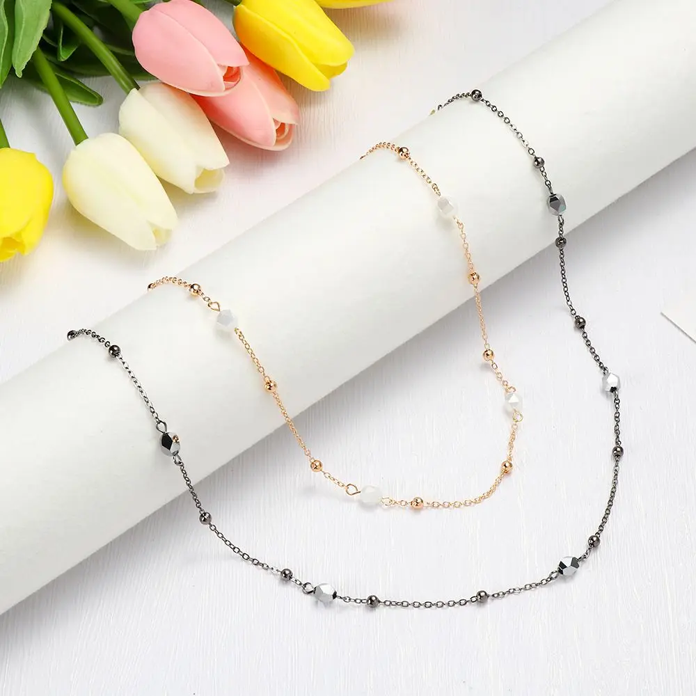 

Crystal Beads Anti-lost Eyewear Accessories Eyeglasses Strap Reading Glasses Cords Glasses Chains Sunglasses Lanyards