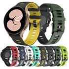 20 мм плоская головка Двухцветный силиконовый ремешок для Garmin Forerunner 245 м245 быстросъемный легко устанавливаемый браслет ремешок с черной пряжкой