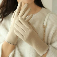 thin warming cotton hand gloves for women touch screen winter gloves for women skin friendly soft women gloves