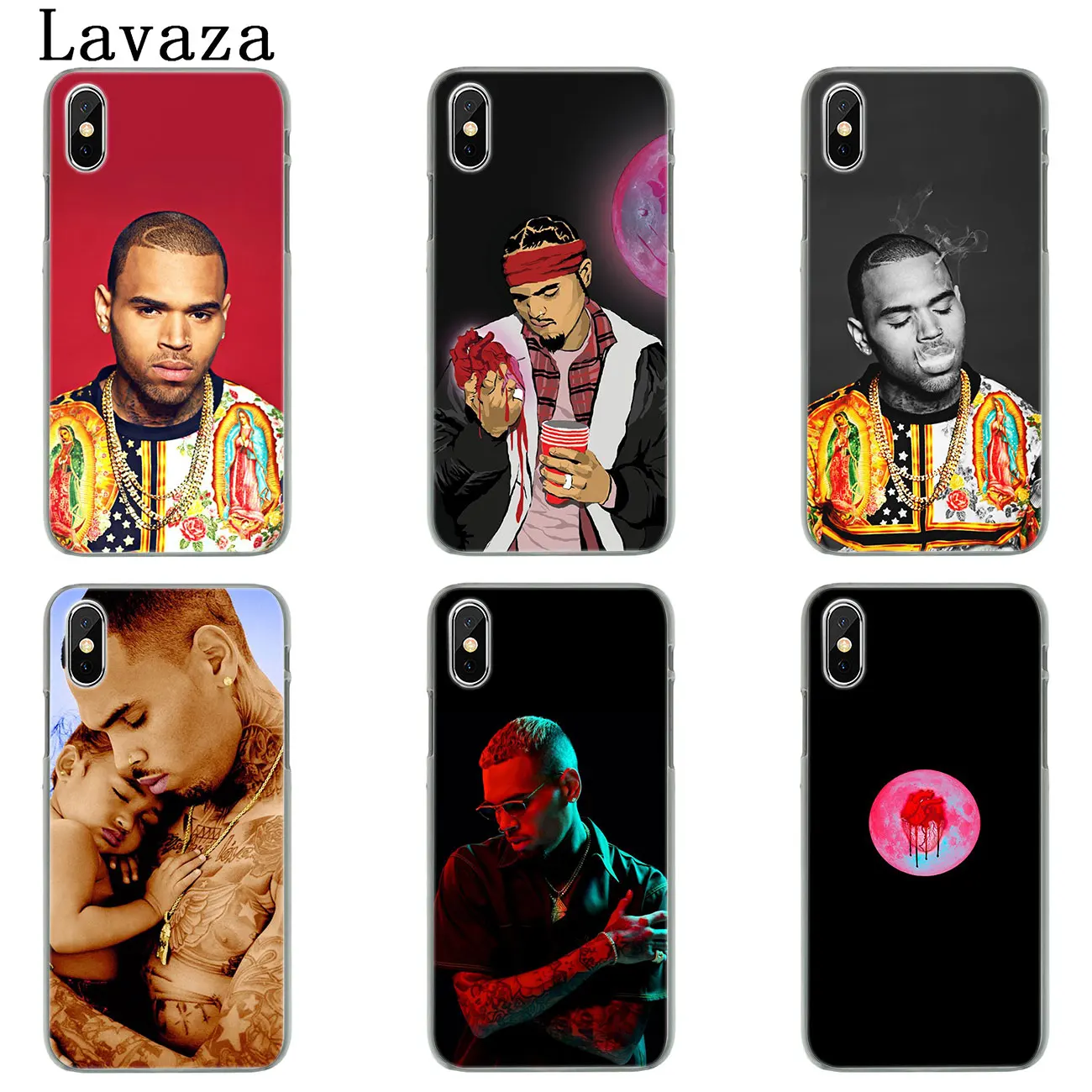Жесткий чехол Lavaza Chris коричневый для iPhone XR X XS 11 Pro Max 10 7 8 6S 5 5S SE 4 4s