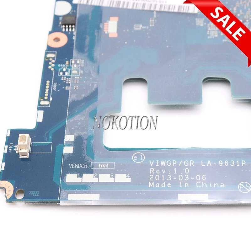 Материнская плата NOKOTION VIWGP GT для ноутбука Lenovo G500 15 6 дюйма материнская HM76 DDR3 полный