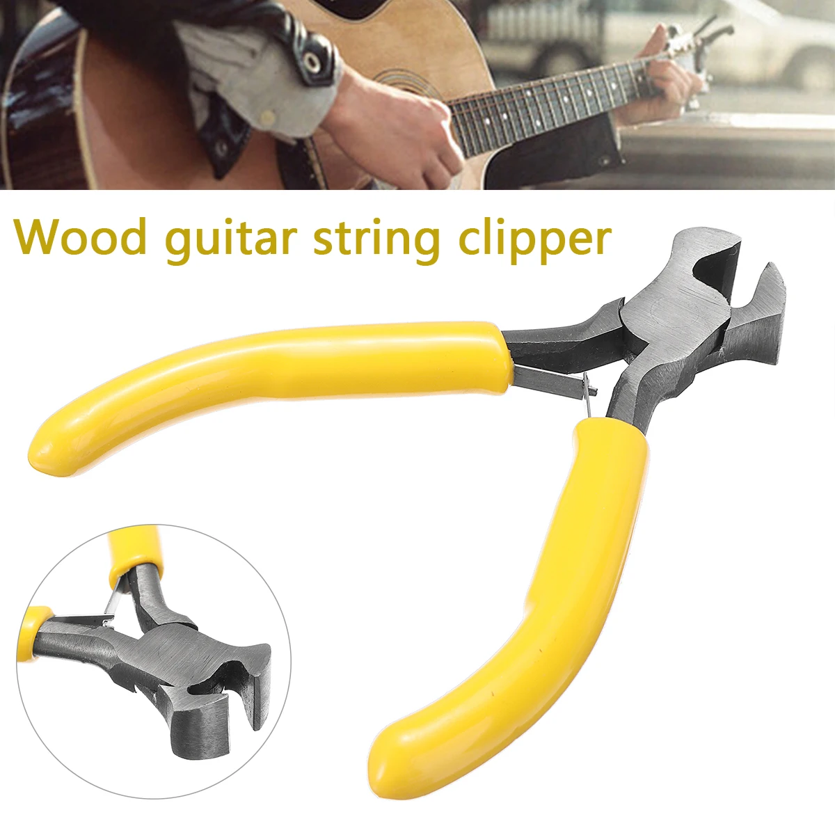 

1PC Guitar Fret Puller Removal Plier Bass String Luthier Repairing Tool Guitar String Cutter Pliers Puller for Guitar Repairing