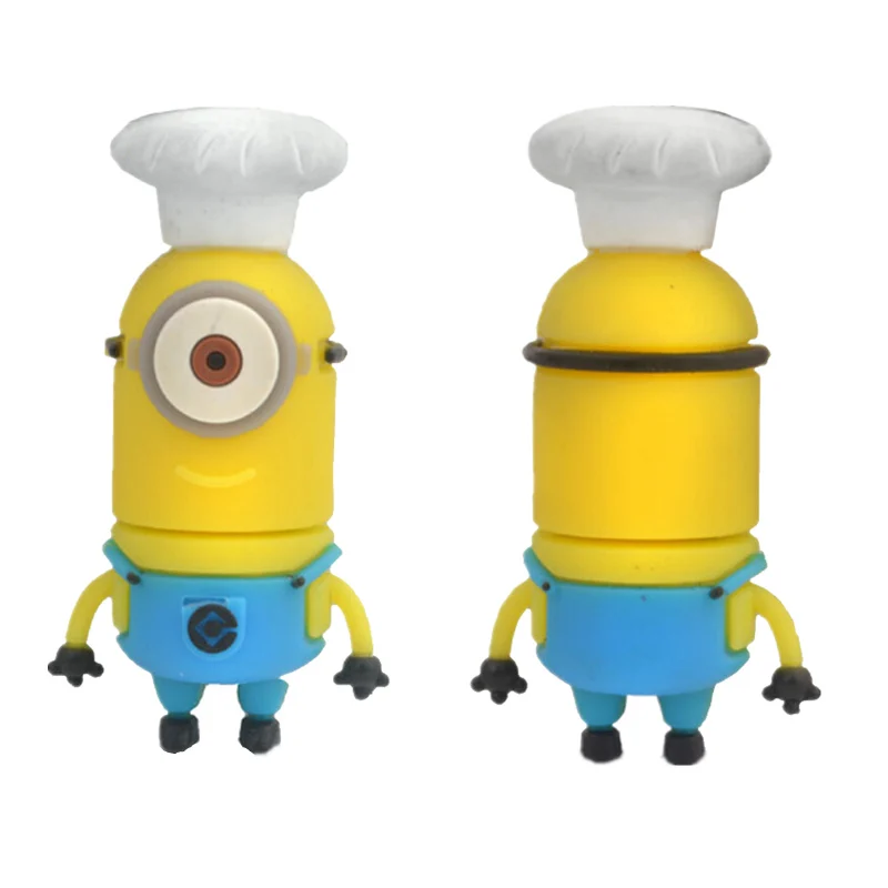 Classic Cartoon Minions Usb Flash Drive 4GB 16G Pen 32GB 64G 128GB 256GB Pendrive High Quality Memory Card Stick | Компьютеры и офис