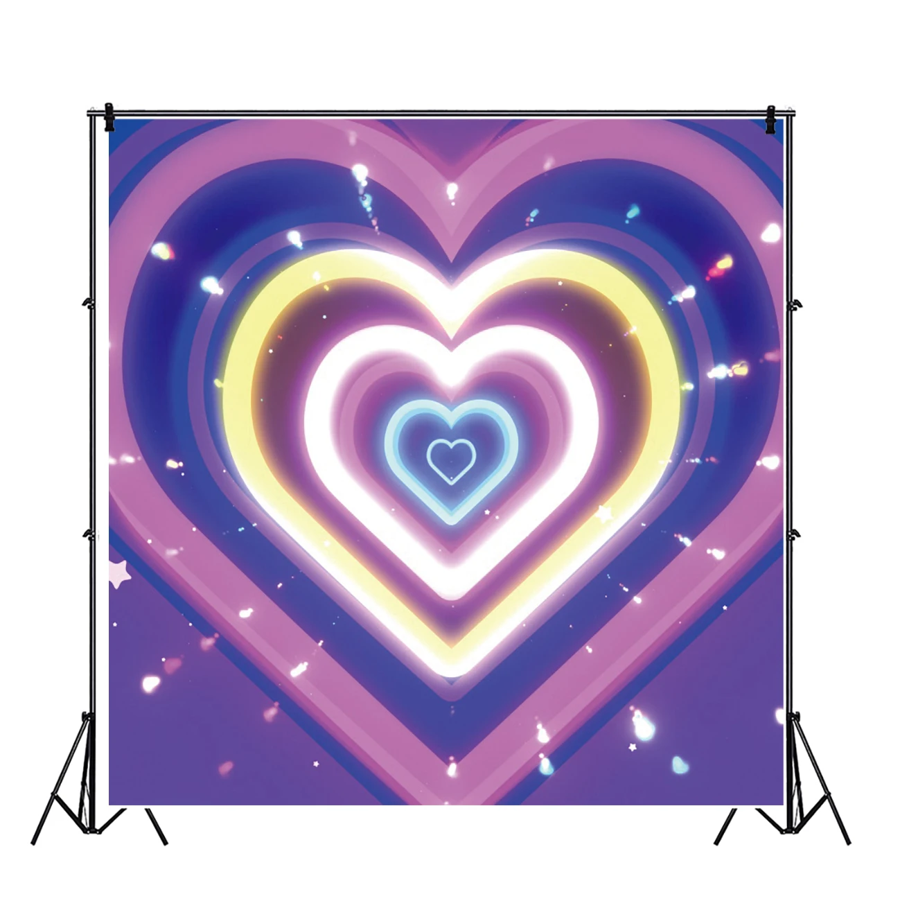 

Красочный фон Laeacco для фотосъемки ко Дню Святого Валентина с изображением влюбленной комнаты, психоделическая Обложка, декоративный портре...