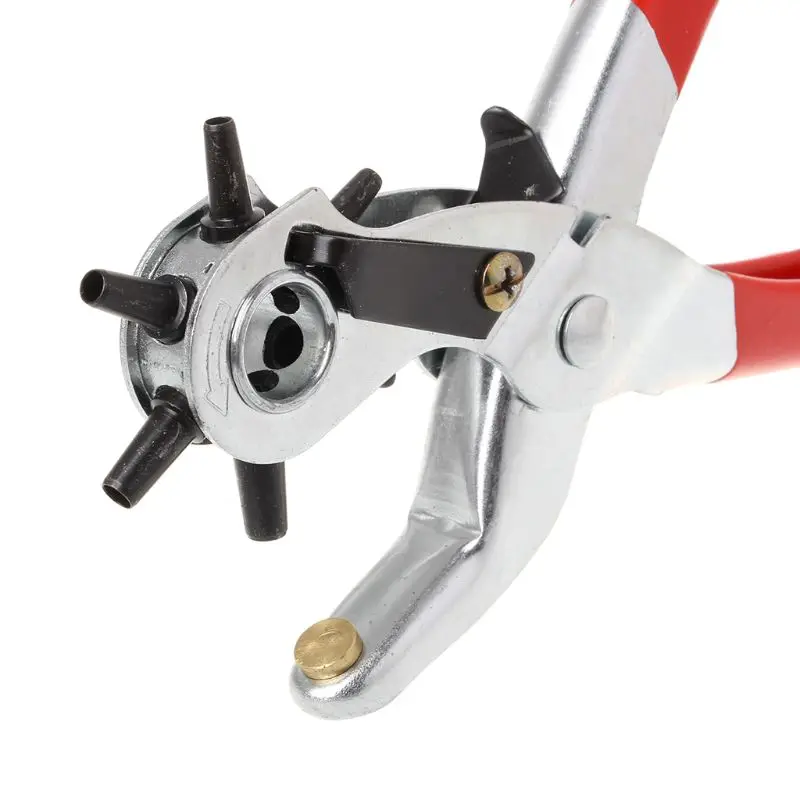 Leather Belt Hole Punch Drill Plier Eyelet Sewing Machine Leathercraft Household Bag Tool Strap For Home Use | Дом и сад