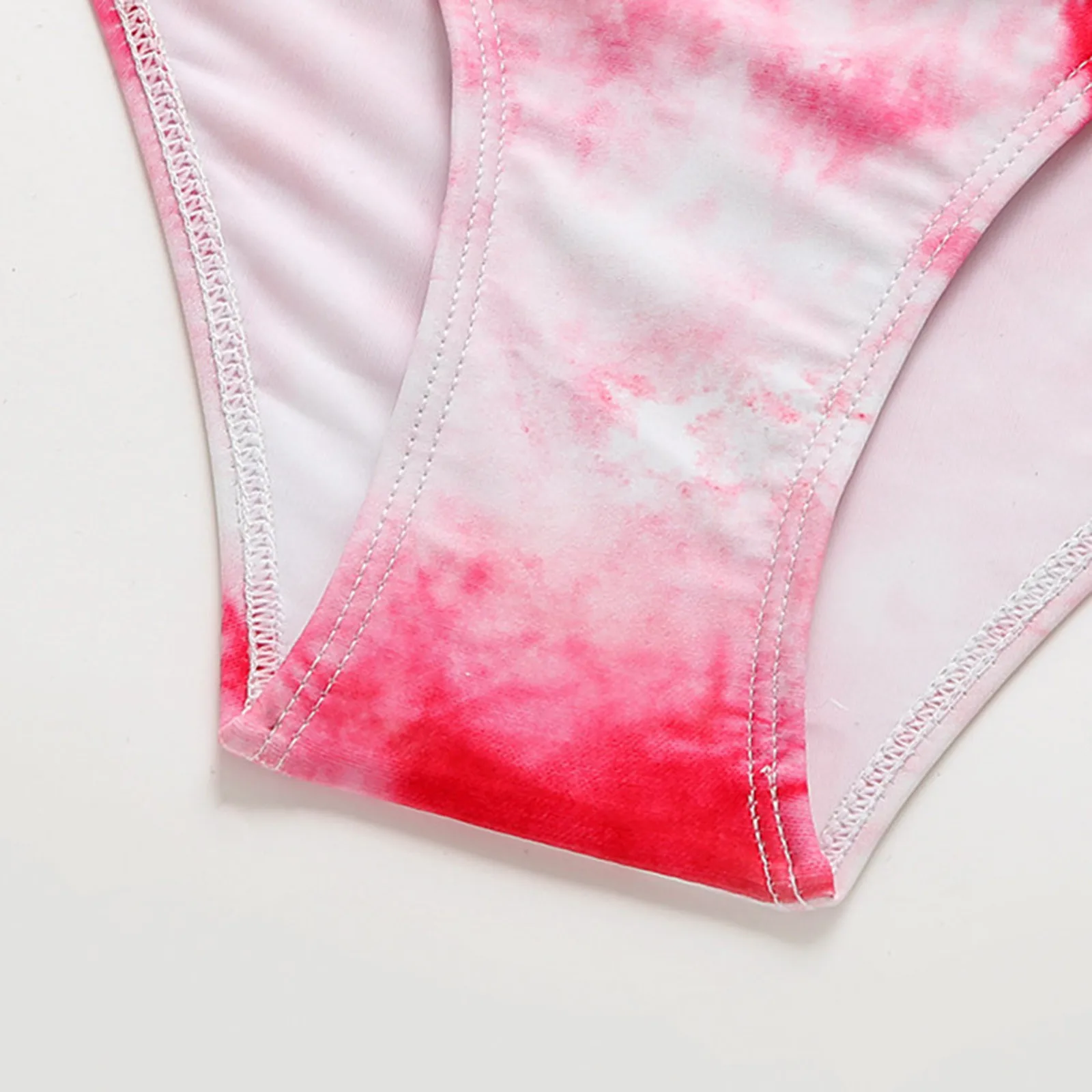 

Women Sexy Tie-Dye Bikini Set Sling Swimsuit Female Brazilian Swimwear Three-piece Suit Biquini Bathing Suit bikinis 2021mujer